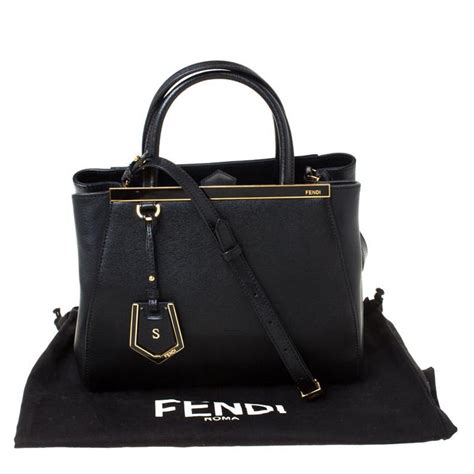 fendi 2jours black|fendi bag price list.